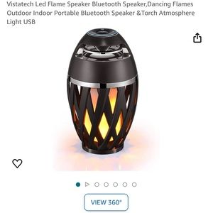 Vistatech Outdoor Flame LED Speaker Light